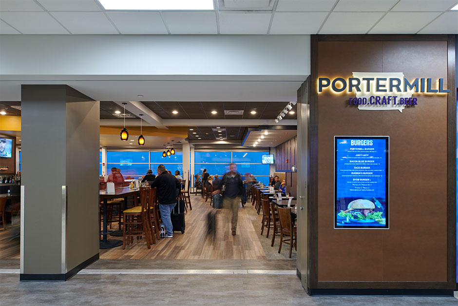 Portermill at the Des Moines Airport