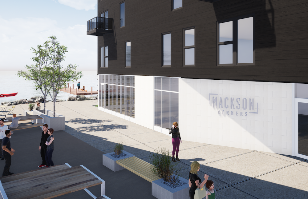 Rendering of Mackson Corners exterior