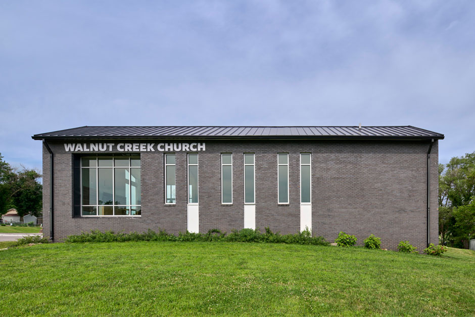 Walnut Creek Church South side exterior